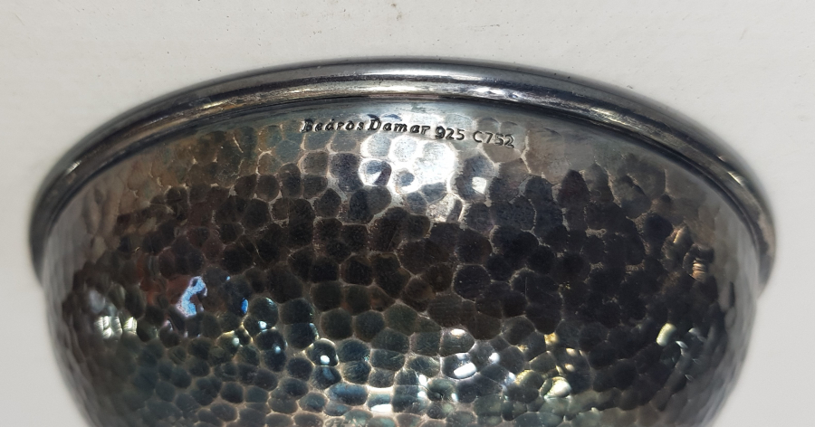 BEDROS DAMAR İMZALI GÜMÜŞ ŞEKERLİK