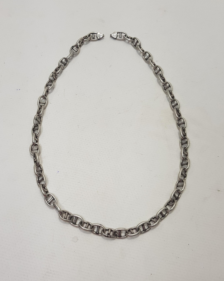 BÜYÜK BOY GÜMÜŞ ERKEK KOLYE 