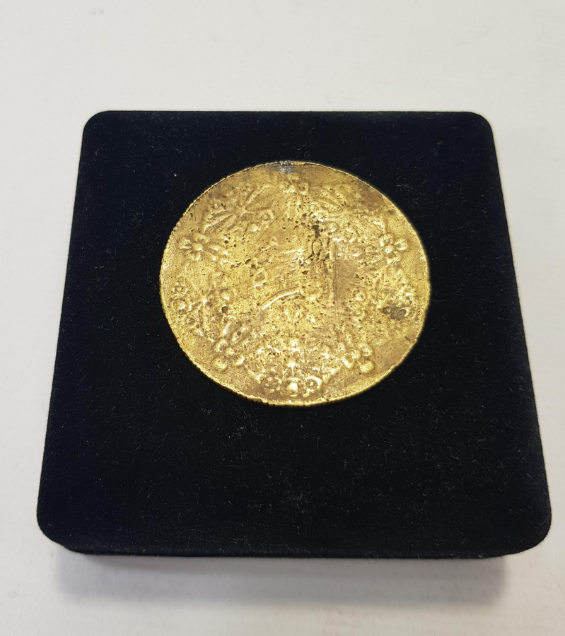 CUMHURİYET İLK DÖNEM OSMANLICA YAZILI MADALYA 