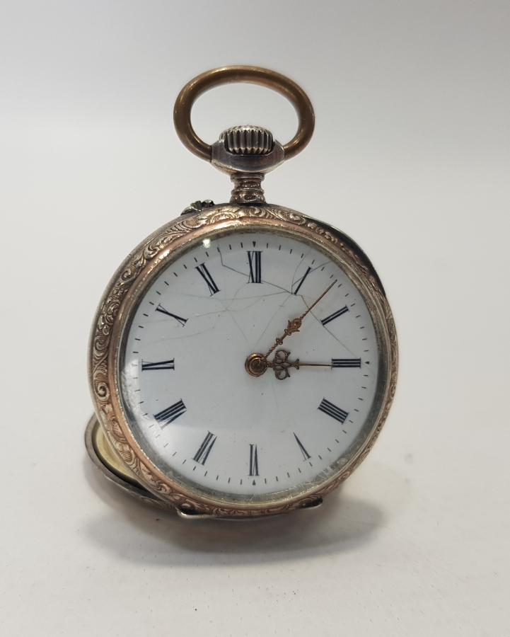 GÜMÜŞ KASA ZENNE CEP SAATİ