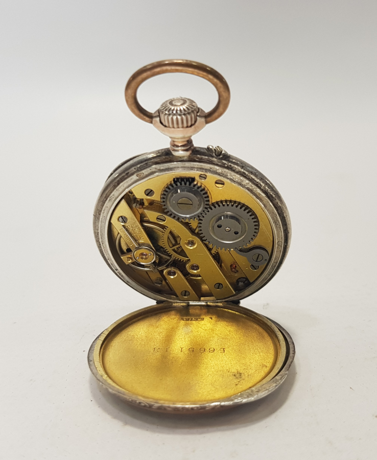 GÜMÜŞ KASA ZENNE CEP SAATİ