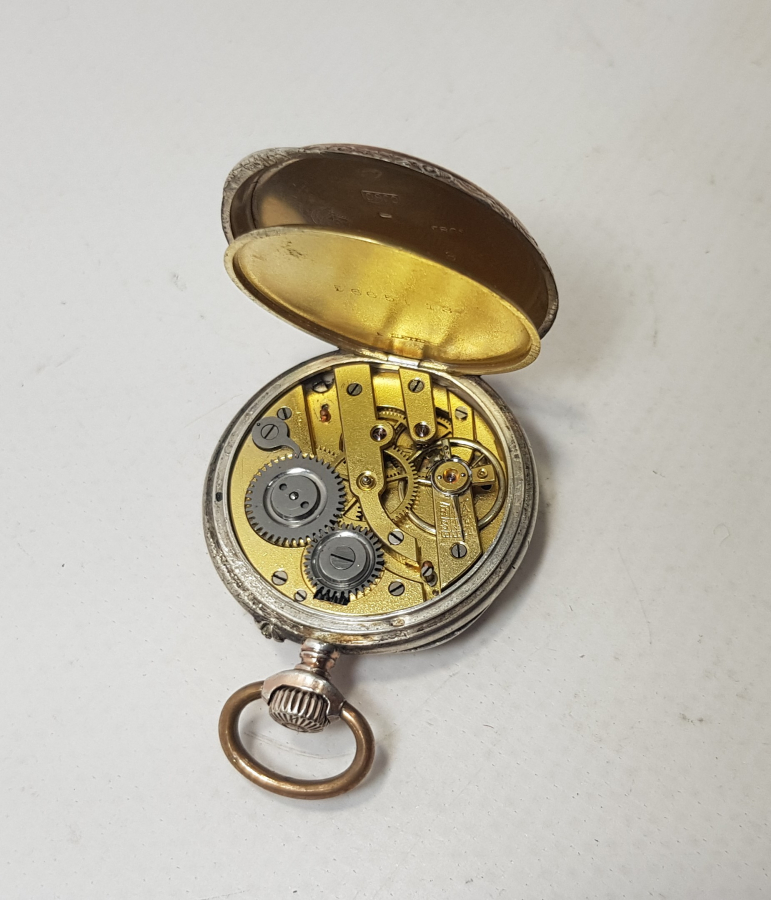 GÜMÜŞ KASA ZENNE CEP SAATİ