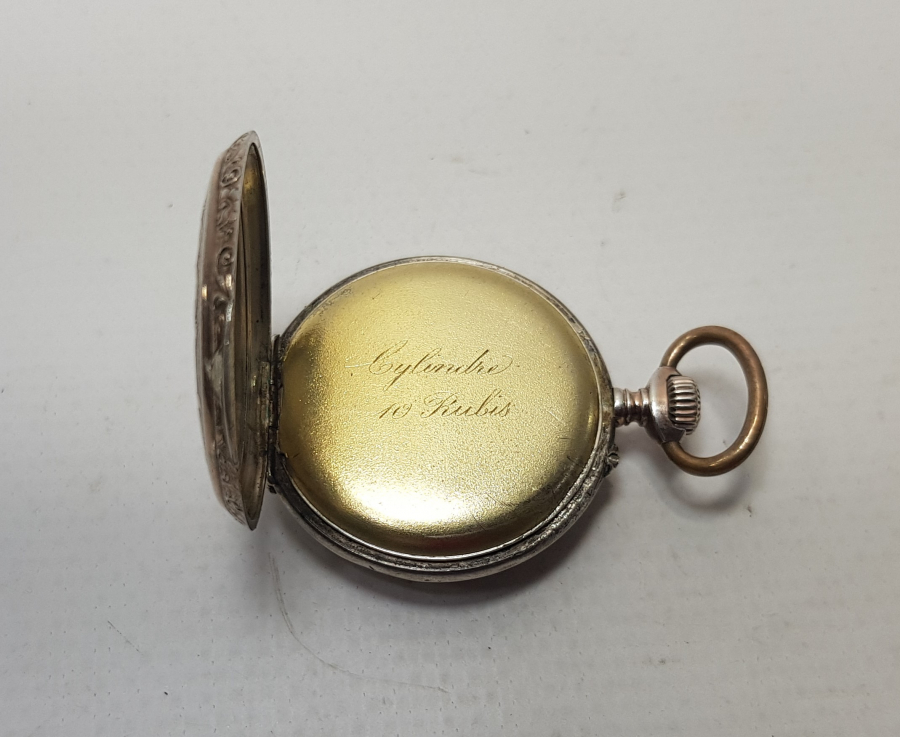 GÜMÜŞ KASA ZENNE CEP SAATİ