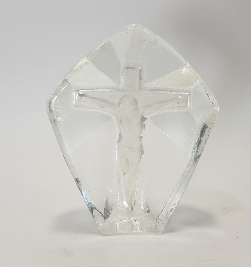 KRİSTAL CAM İÇİNDE HAZRETİ İSA HEYKELİ 