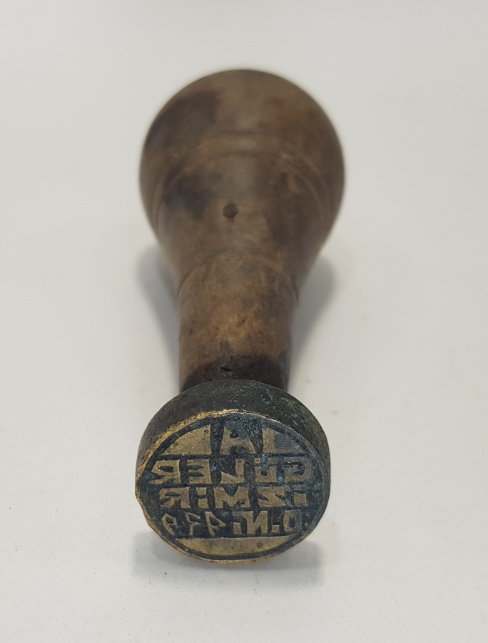 MÜHÜR: A. GÜLER İZMİR O.N. 939