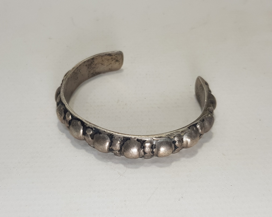 OSMANLI DÖNEMİ ERMENİ İŞİ GÜMÜŞ BİLEZİK 