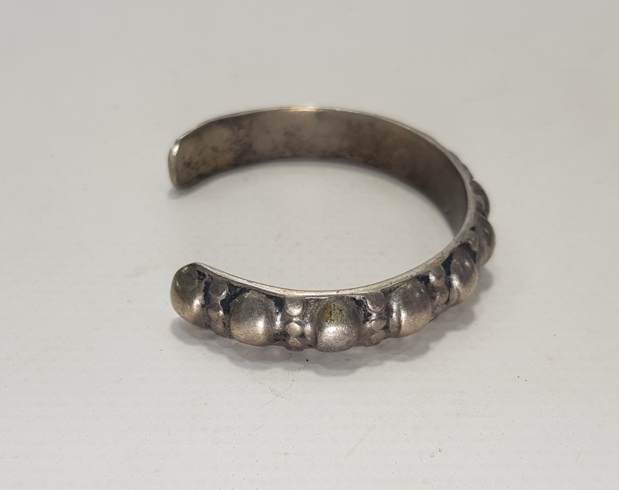 OSMANLI DÖNEMİ ERMENİ İŞİ GÜMÜŞ BİLEZİK 