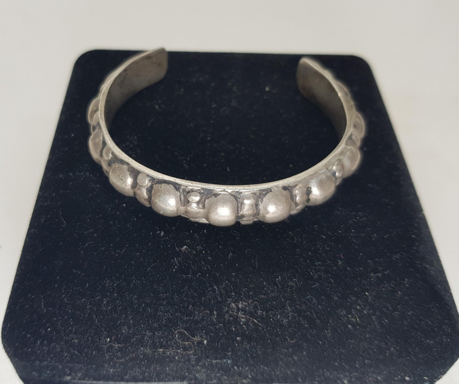 OSMANLI DÖNEMİ ERMENİ İŞİ GÜMÜŞ BİLEZİK 