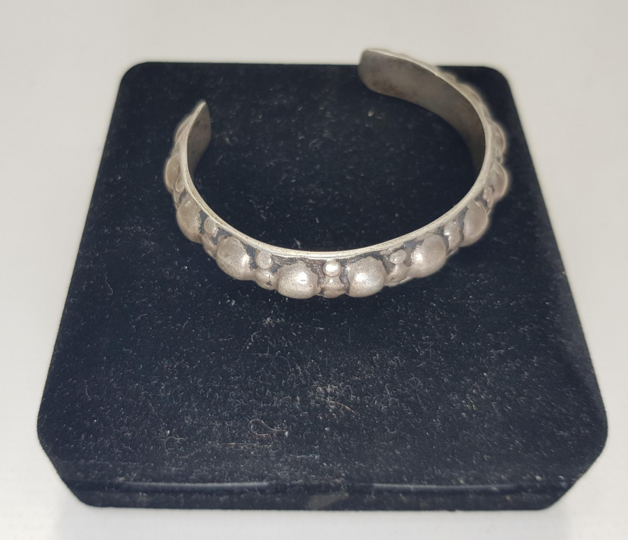 OSMANLI DÖNEMİ ERMENİ İŞİ GÜMÜŞ BİLEZİK 