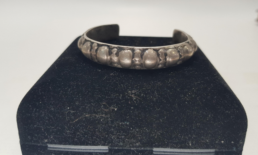 OSMANLI DÖNEMİ ERMENİ İŞİ GÜMÜŞ BİLEZİK 