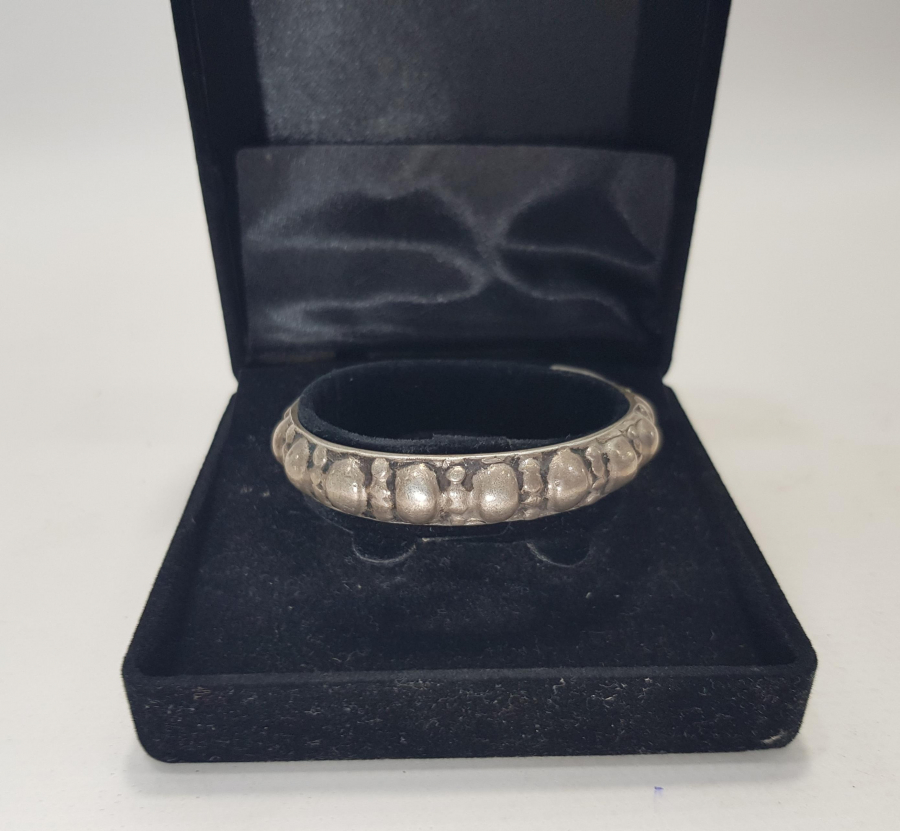 OSMANLI DÖNEMİ ERMENİ İŞİ GÜMÜŞ BİLEZİK 