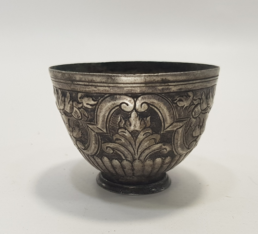 OSMANLI DÖNEMİ GÜMÜŞ FİNCAN ZARFI 