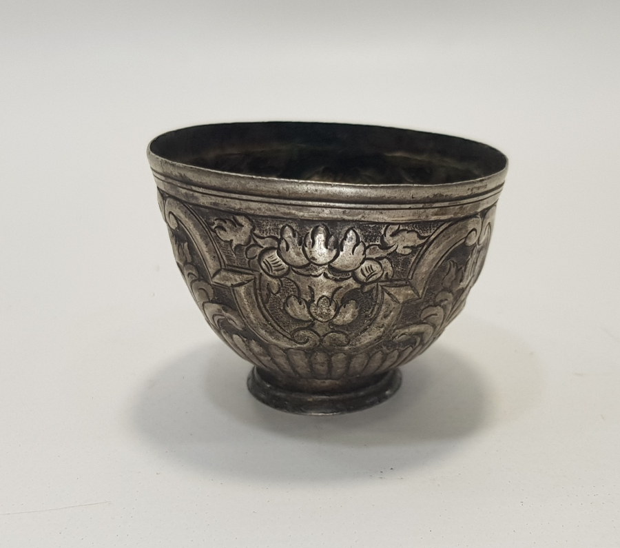 OSMANLI DÖNEMİ GÜMÜŞ FİNCAN ZARFI 