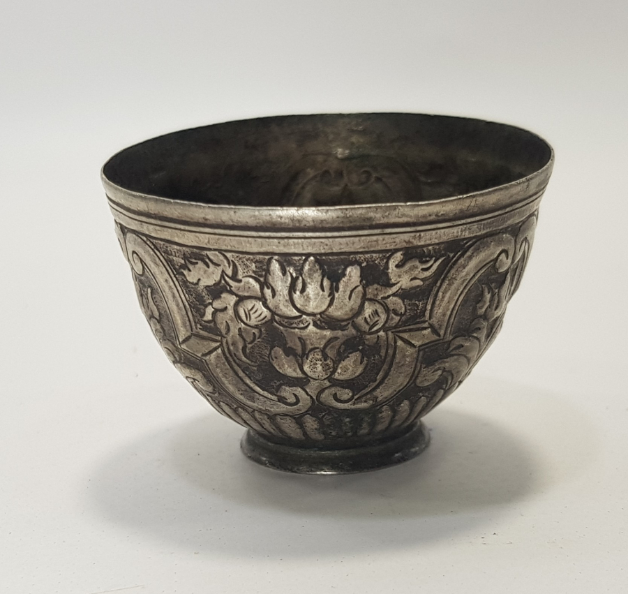 OSMANLI DÖNEMİ GÜMÜŞ FİNCAN ZARFI 