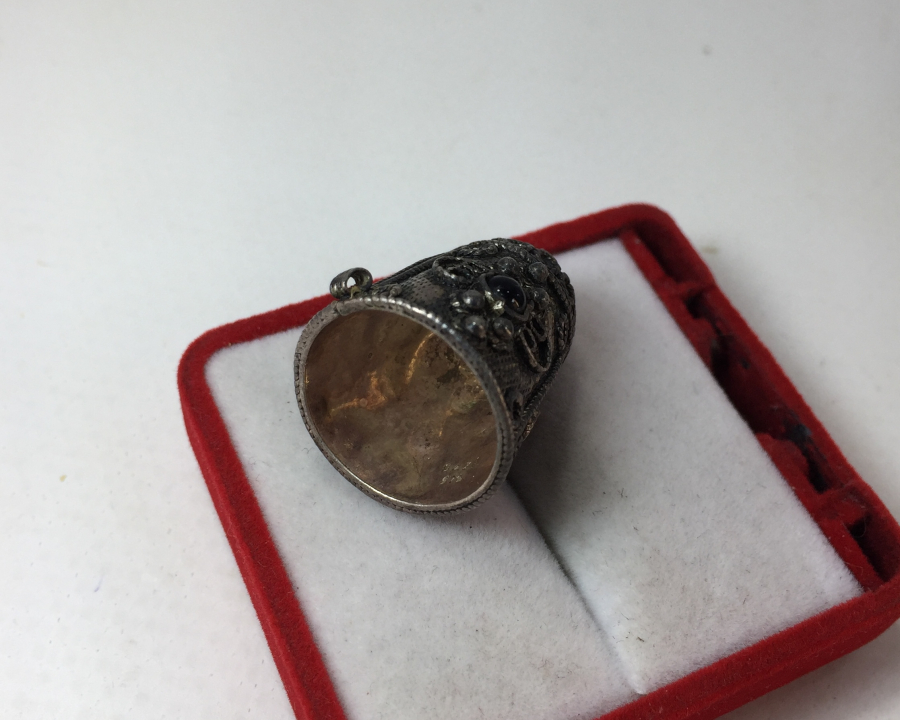 OSMANLI DÖNEMİ GÜVERSE İŞÇİLİKLİ VE OLTU TAŞLI GÜMÜŞ TERZİ YÜKSÜĞÜ