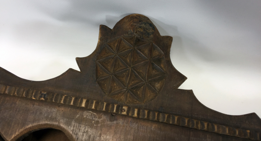 OSMANLI DÖNEMİ KONAK İŞİ NADİR FORMDA AY YILDIZLI KUŞ YUVASI - KUŞ KAFESİ