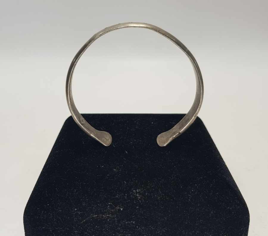 OSMANLI DÖNEMİ RUM İŞİ GÜMÜŞ BİLEZİK 