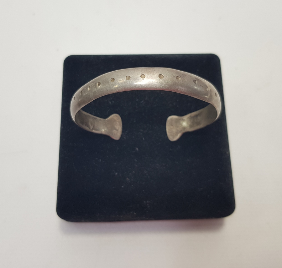 OSMANLI DÖNEMİ RUM İŞİ GÜMÜŞ BİLEZİK 