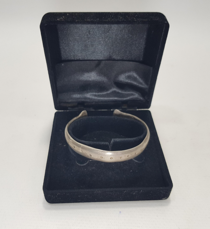 OSMANLI DÖNEMİ RUM İŞİ GÜMÜŞ BİLEZİK 