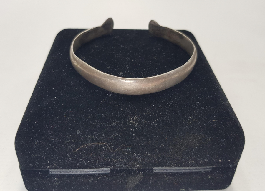 OSMANLI DÖNEMİ RUM İŞİ GÜMÜŞ BİLEZİK 