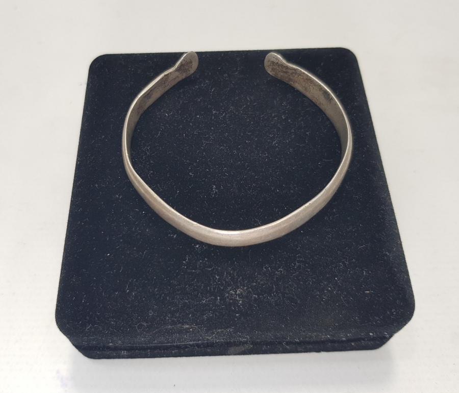 OSMANLI DÖNEMİ RUM İŞİ GÜMÜŞ BİLEZİK 