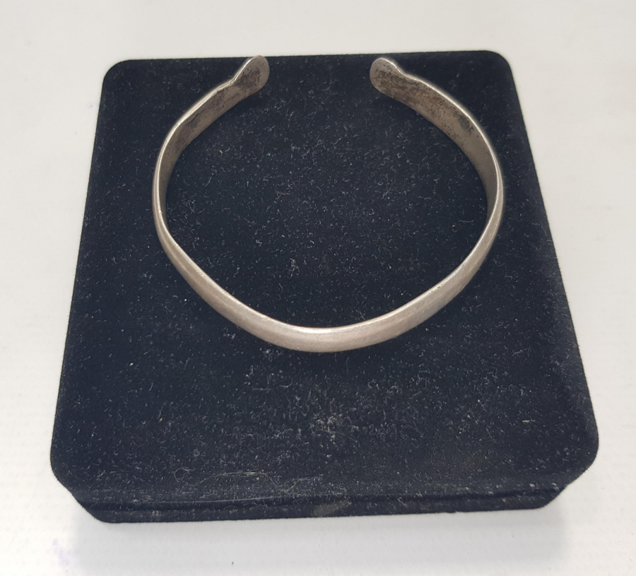 OSMANLI DÖNEMİ RUM İŞİ GÜMÜŞ BİLEZİK 