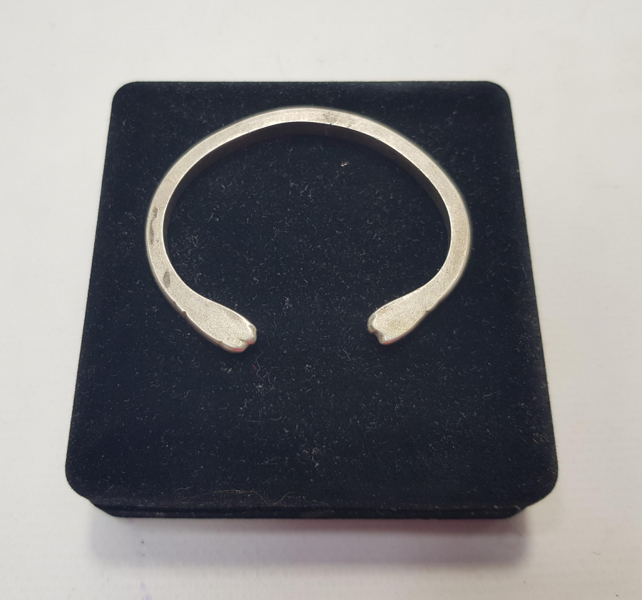 OSMANLI DÖNEMİ RUM İŞİ GÜMÜŞ BİLEZİK 