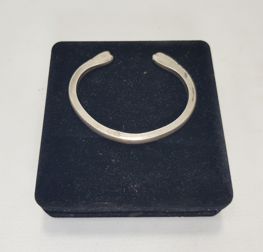 OSMANLI DÖNEMİ RUM İŞİ GÜMÜŞ BİLEZİK 