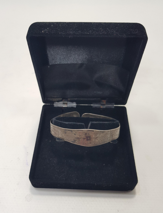 OSMANLI DÖNEMİ SAVATLI GÜMÜŞ BİLEZİK 