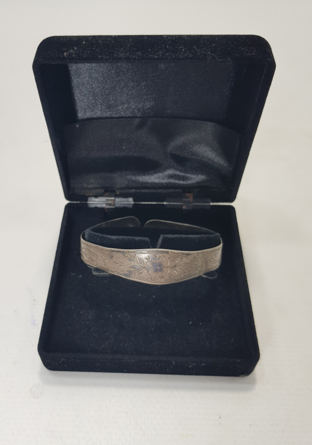 OSMANLI DÖNEMİ SAVATLI GÜMÜŞ BİLEZİK 