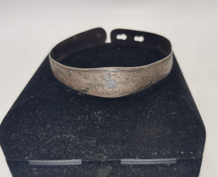 OSMANLI DÖNEMİ SAVATLI GÜMÜŞ BİLEZİK 