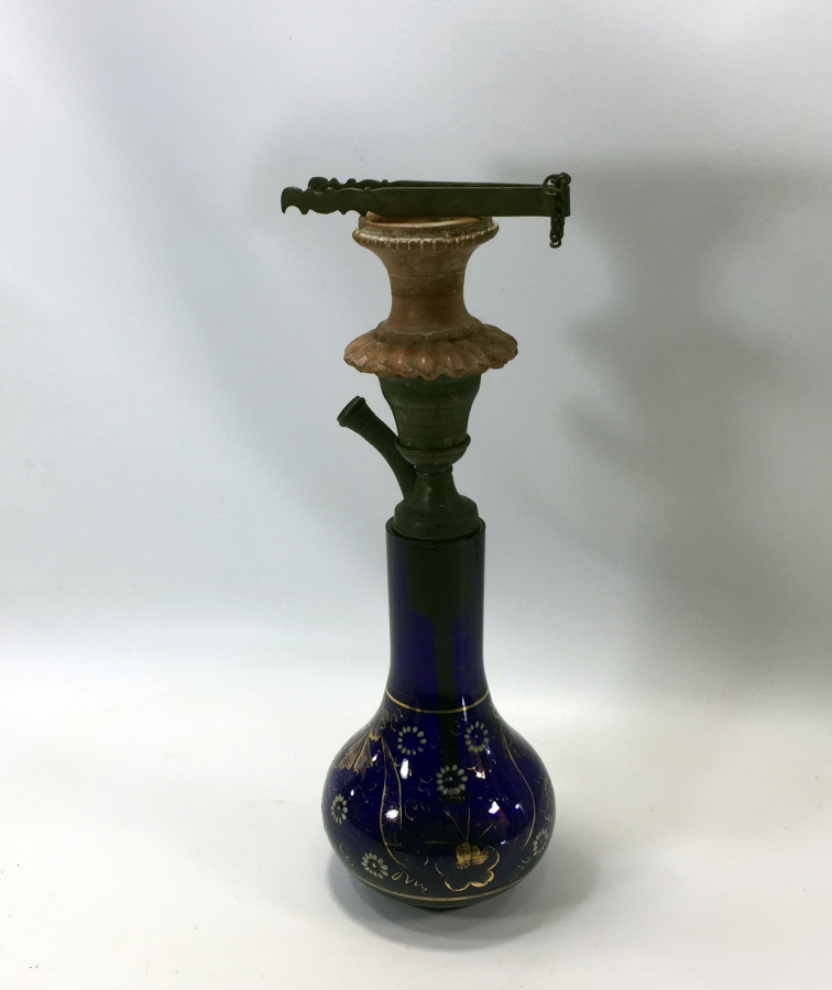 OSMANLI DÖNEMİ SÜLEYMANİYE VE TOPHANE İŞİ MİNELİ NARGİLE