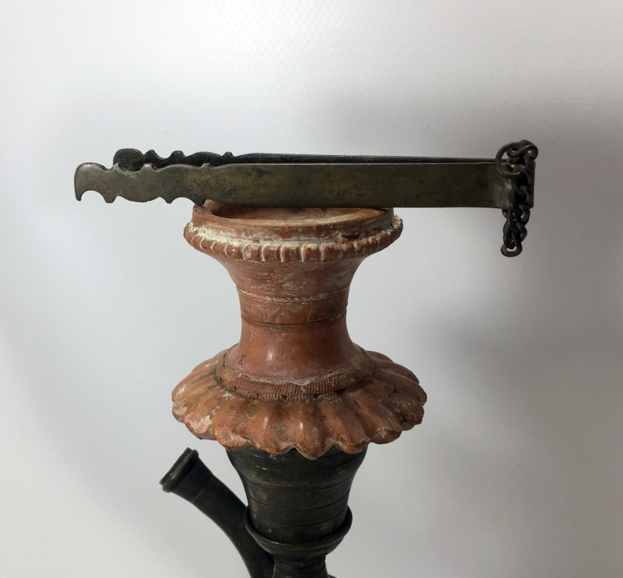 OSMANLI DÖNEMİ SÜLEYMANİYE VE TOPHANE İŞİ MİNELİ NARGİLE