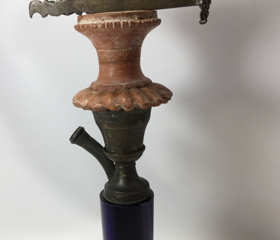 OSMANLI DÖNEMİ SÜLEYMANİYE VE TOPHANE İŞİ MİNELİ NARGİLE