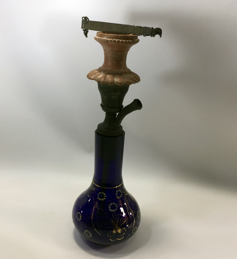 OSMANLI DÖNEMİ SÜLEYMANİYE VE TOPHANE İŞİ MİNELİ NARGİLE