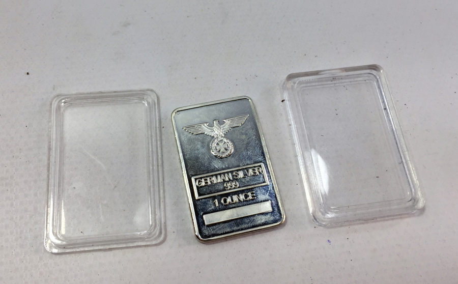 NAZİ GÖRSELLİ 1 ONSLUK GÜMÜŞ KÜLÇE