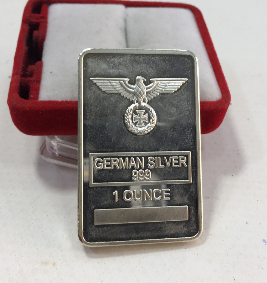 NAZİ GÖRSELLİ 1 ONSLUK GÜMÜŞ KÜLÇE