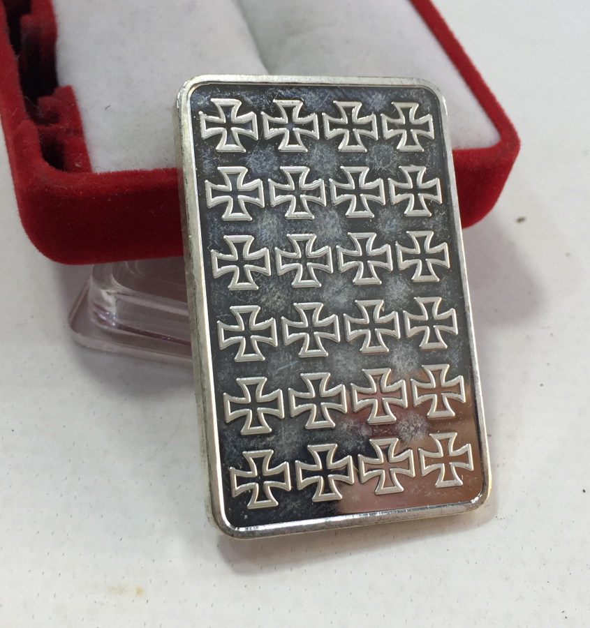 NAZİ GÖRSELLİ 1 ONSLUK GÜMÜŞ KÜLÇE