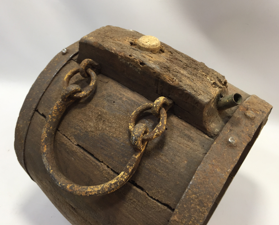 OSMANLI DÖNEMİ ÇOK NADİR GEMİ TOPLARI İÇİN BARUT FIÇISI