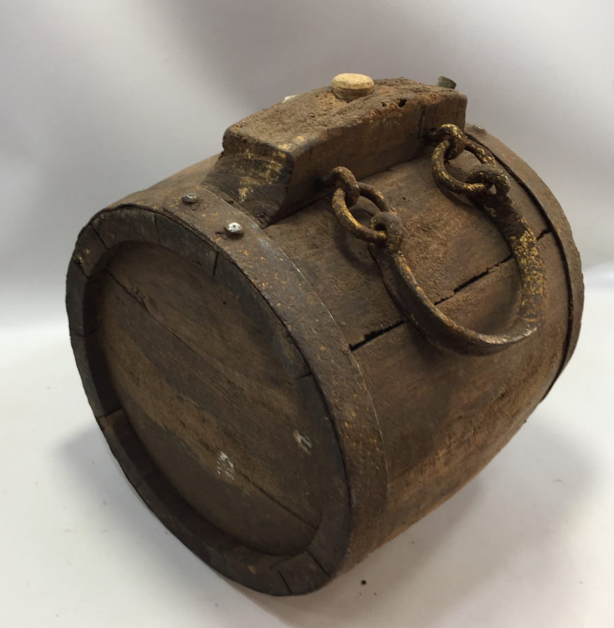 OSMANLI DÖNEMİ ÇOK NADİR GEMİ TOPLARI İÇİN BARUT FIÇISI