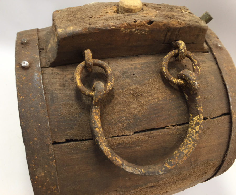 OSMANLI DÖNEMİ ÇOK NADİR GEMİ TOPLARI İÇİN BARUT FIÇISI