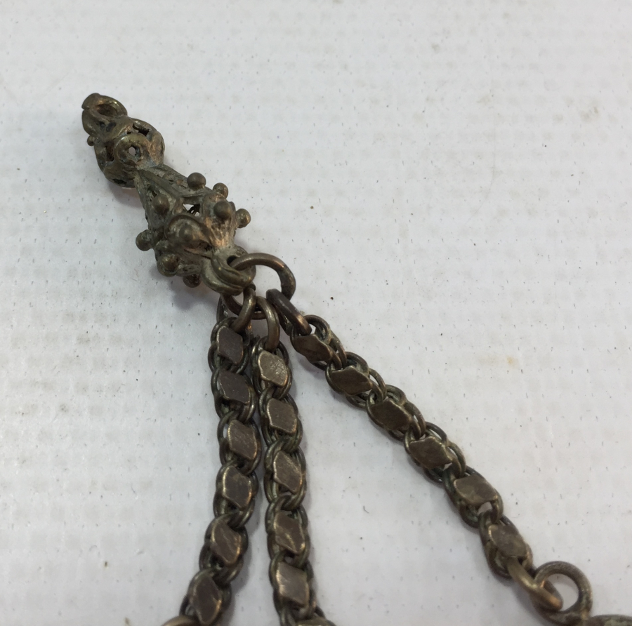 OSMANLI DÖNEMİ GÜMÜŞ TESBİH SALLAMASI - TESBİH PÜSKÜLÜ