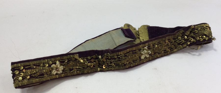 OSMANLI DÖNEMİ SIRMA İŞÇİLİKLİ BİNDALLI KEMERİ