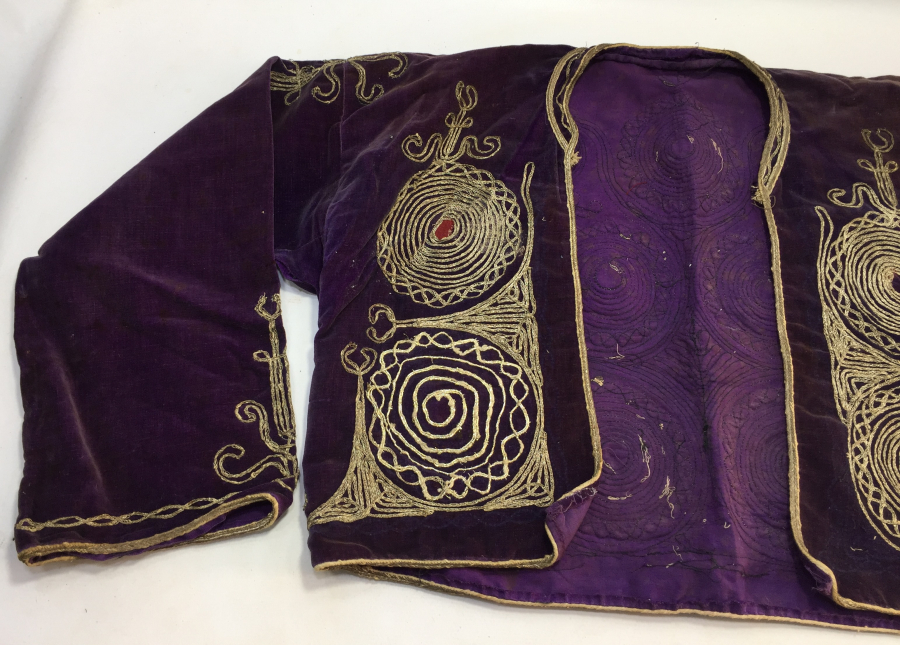 OSMANLI DÖNEMİ SIRMA İŞÇİLİKLİ GELİN CEPKENİ