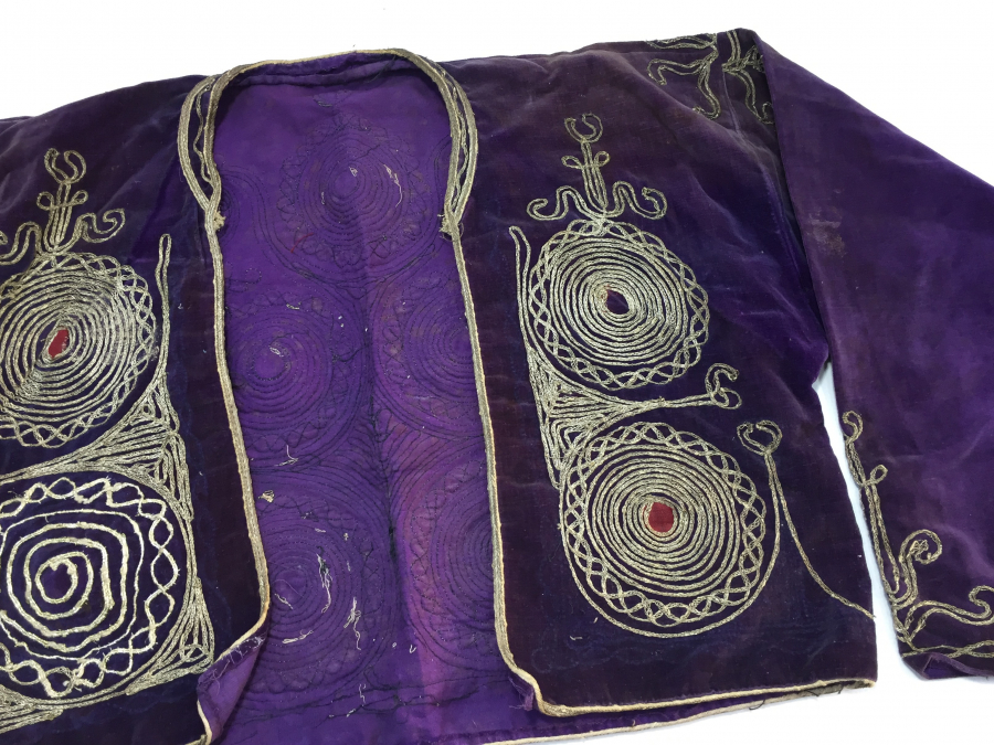 OSMANLI DÖNEMİ SIRMA İŞÇİLİKLİ GELİN CEPKENİ