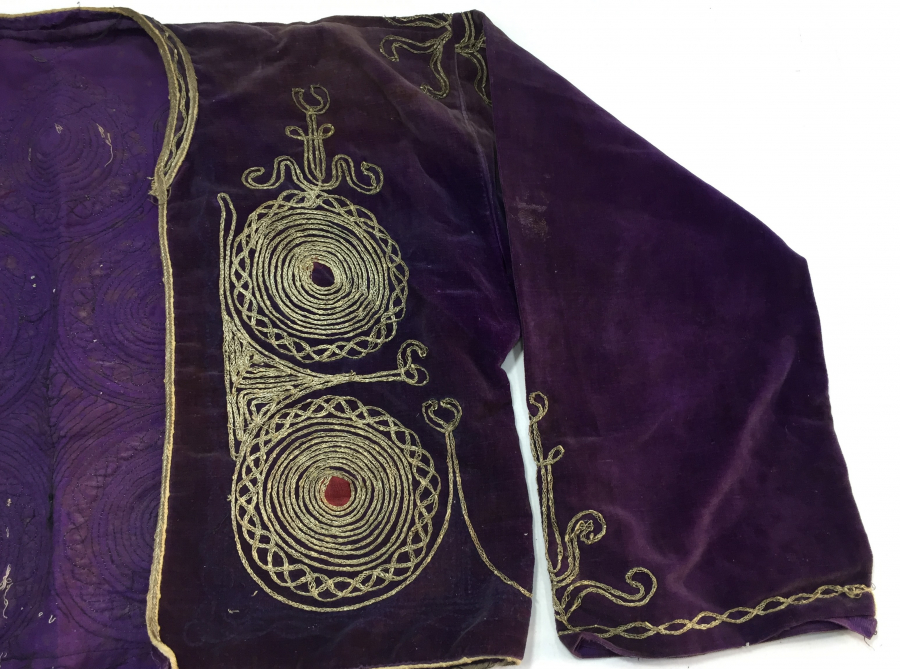 OSMANLI DÖNEMİ SIRMA İŞÇİLİKLİ GELİN CEPKENİ