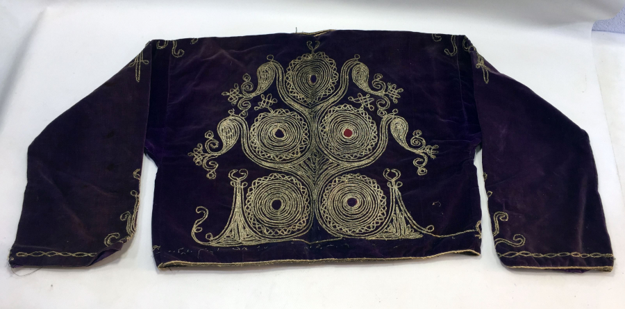 OSMANLI DÖNEMİ SIRMA İŞÇİLİKLİ GELİN CEPKENİ