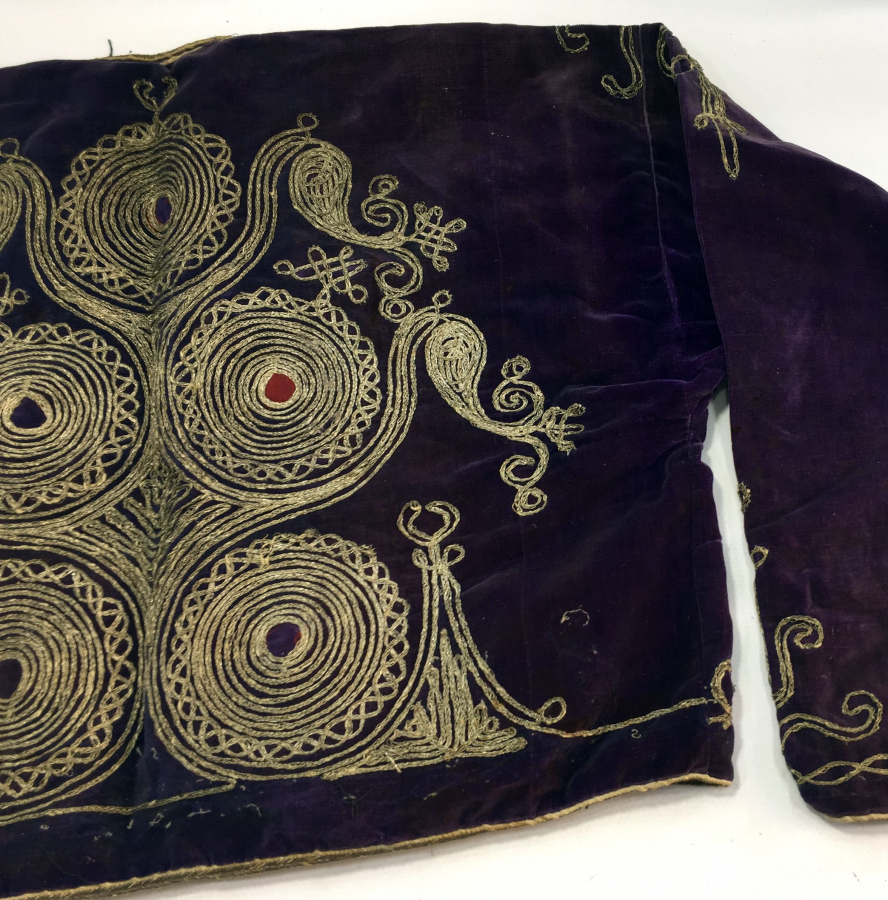 OSMANLI DÖNEMİ SIRMA İŞÇİLİKLİ GELİN CEPKENİ