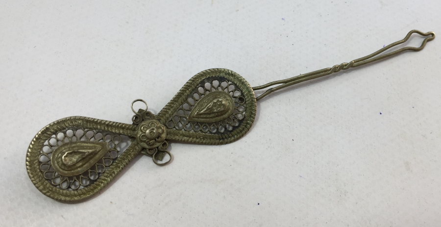 TÜRKMEN İŞİ ANTİKA GELİN SAÇ TOKASI