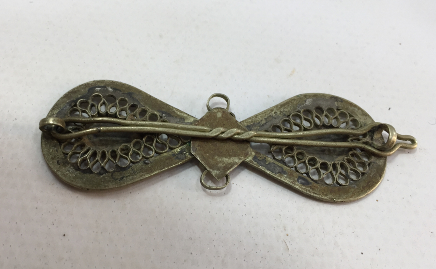 TÜRKMEN İŞİ ANTİKA GELİN SAÇ TOKASI